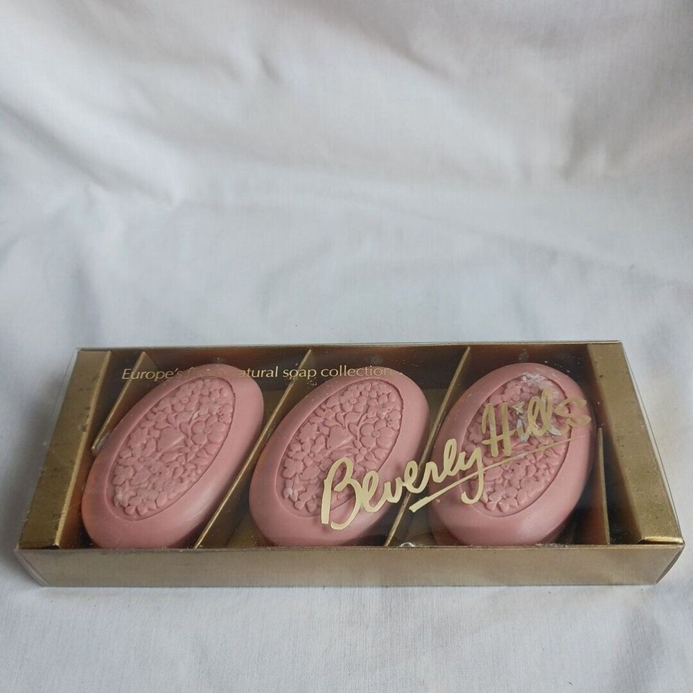 Beverly Hills Vintage Bar Soap 3 Pack Made In Italy
